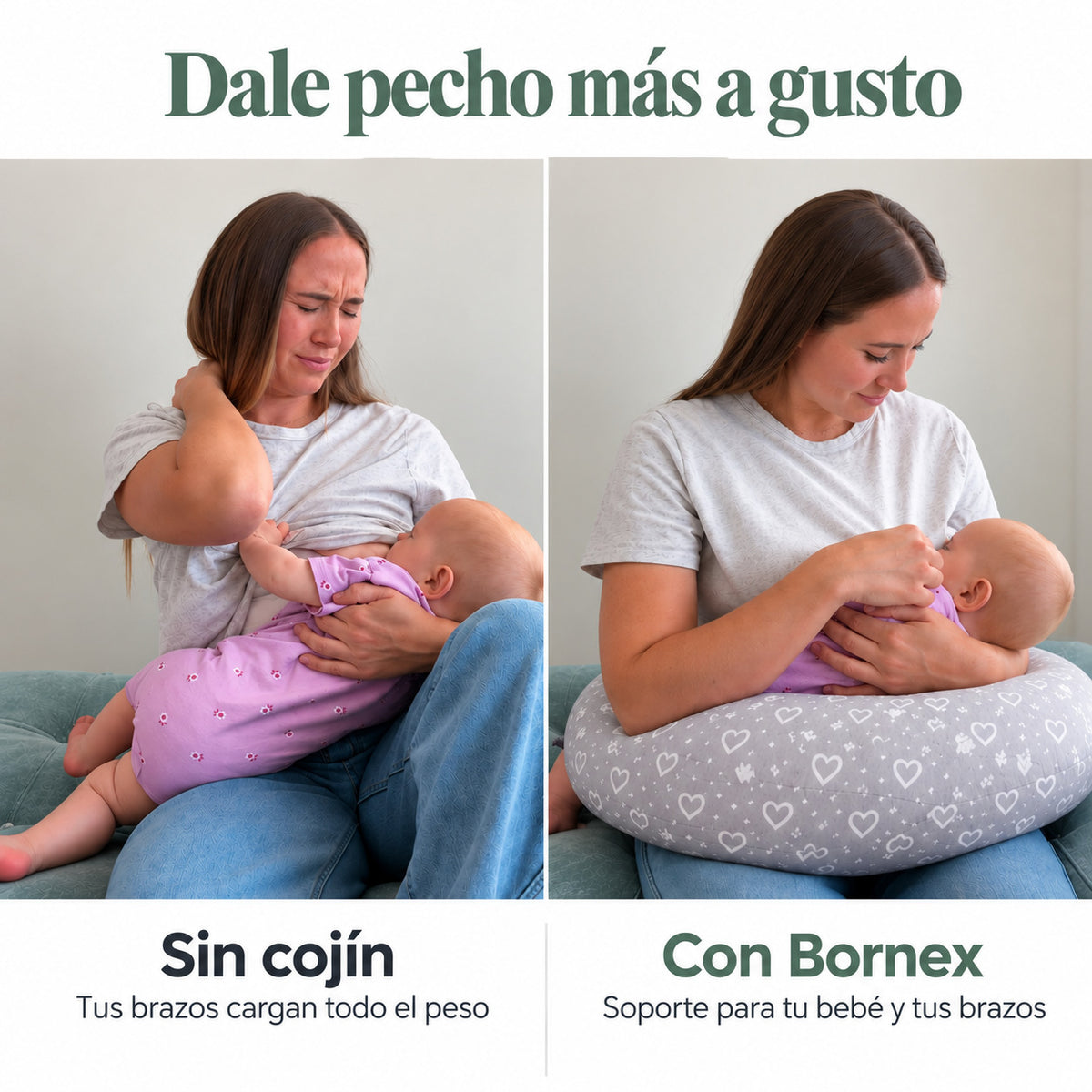 Cojín de Lactancia BORNEX™ | Más comodidad en cada toma
