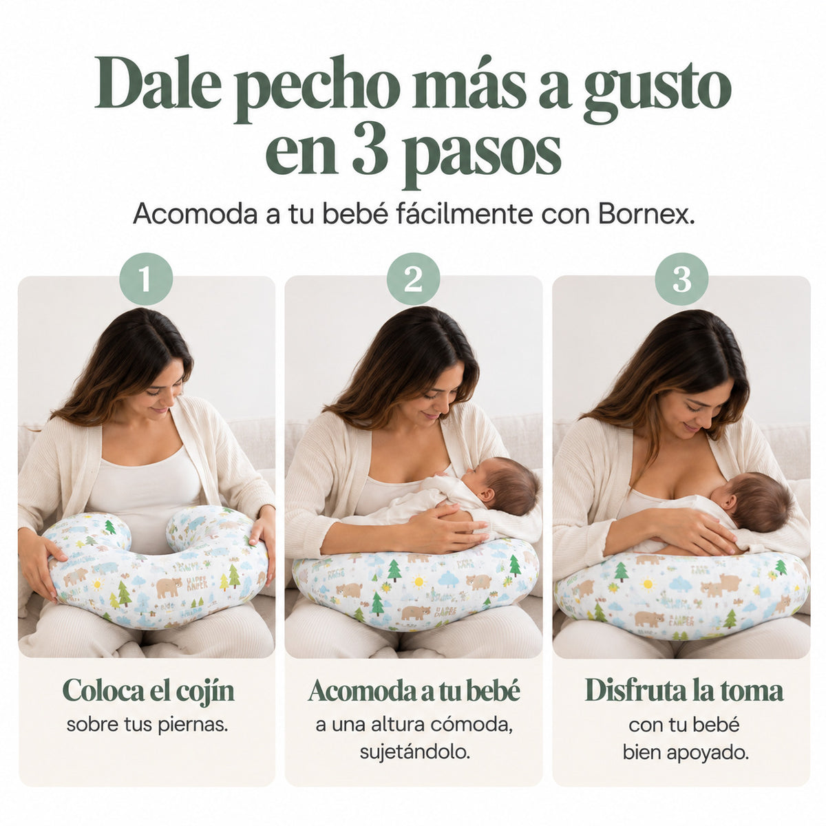 Cojín de Lactancia BORNEX™ | Más comodidad en cada toma