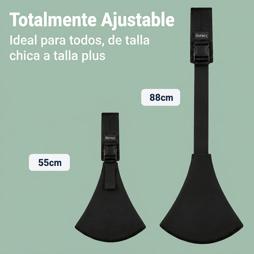 BORNEX Portabebés Cruzado Ajustable