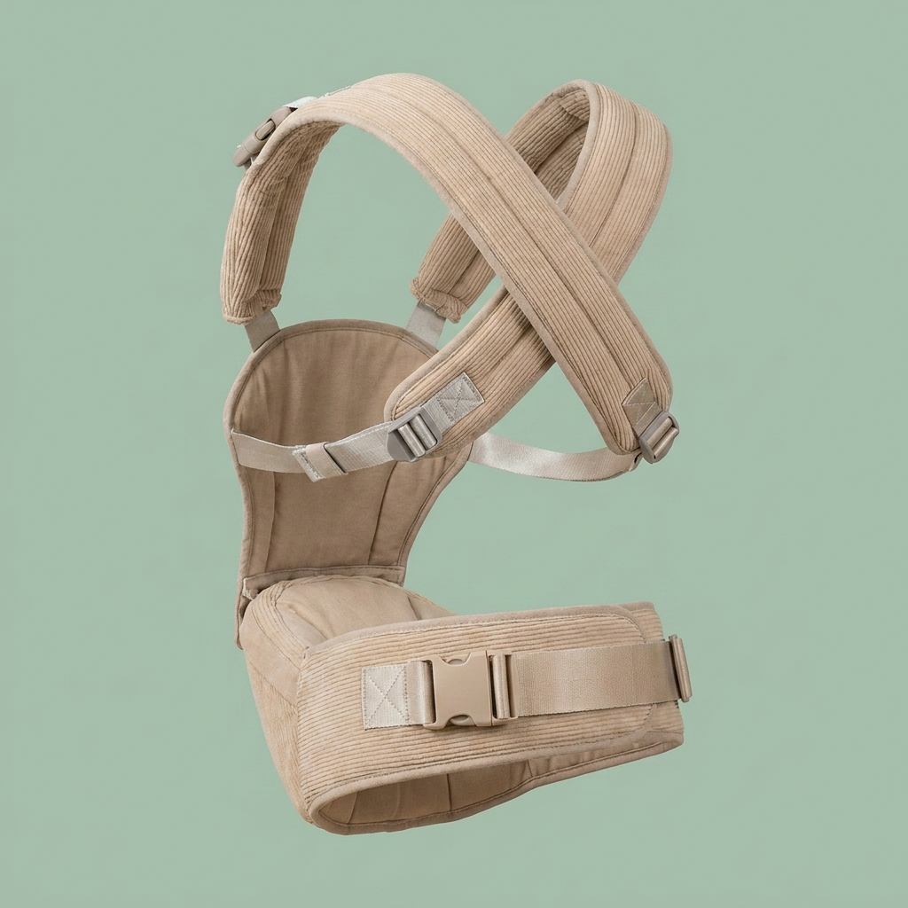 Portabebés BORNEX con Asiento Ergonómico 2 en 1