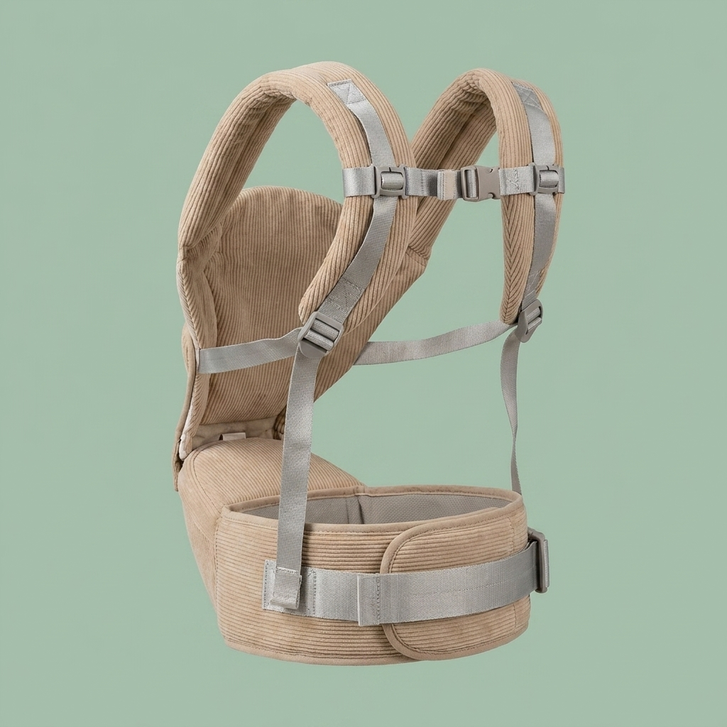 Portabebés BORNEX con Asiento Ergonómico 2 en 1