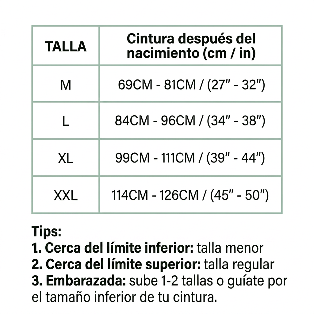 Faja Postparto BORNEX