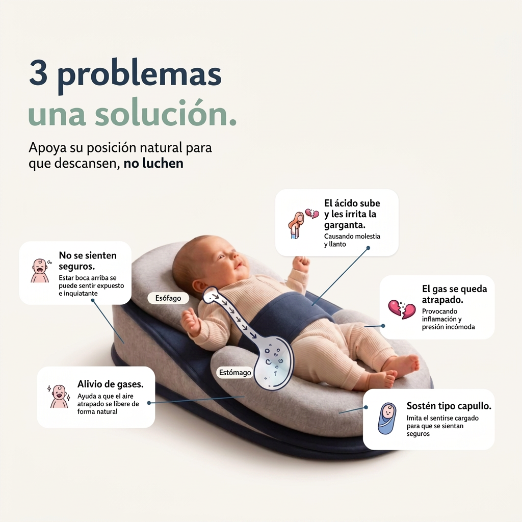 Bornex Acuna™ — Para el Reflujo, el Cólico y un Mejor Sueño